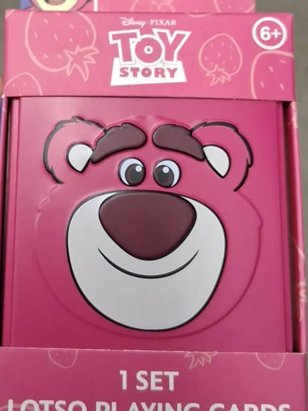 New Toy Story Lotso Pink Playing Cards In A Tin